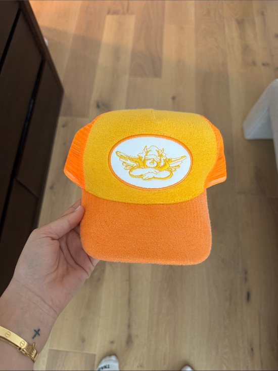 Boys Lie Accessories - Boys Lie Neon Orange Mesh Trucker Hat